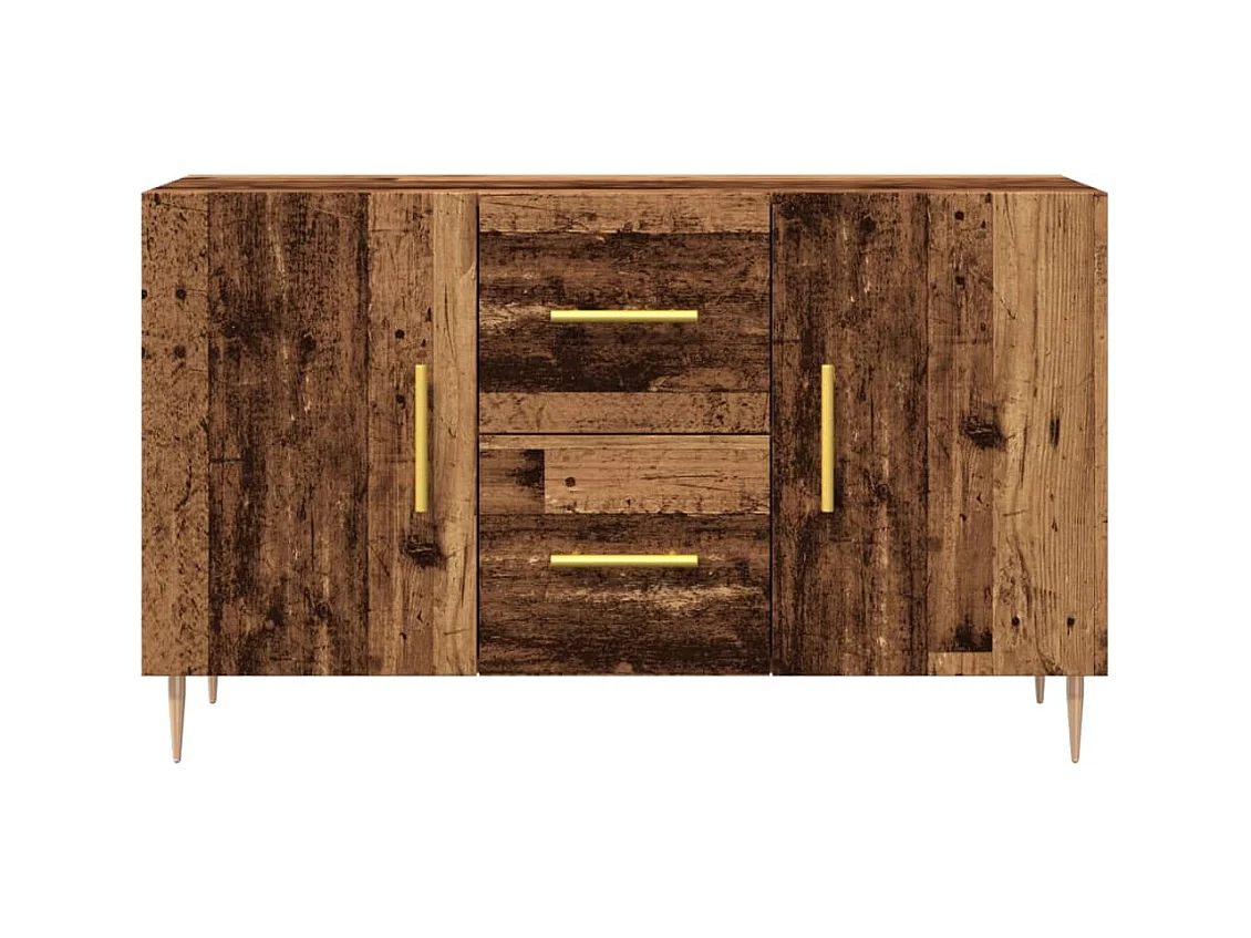 Buffet | Bahut | Meuble de rangement vieux bois 100x36x60 cm bois d'ingénierie