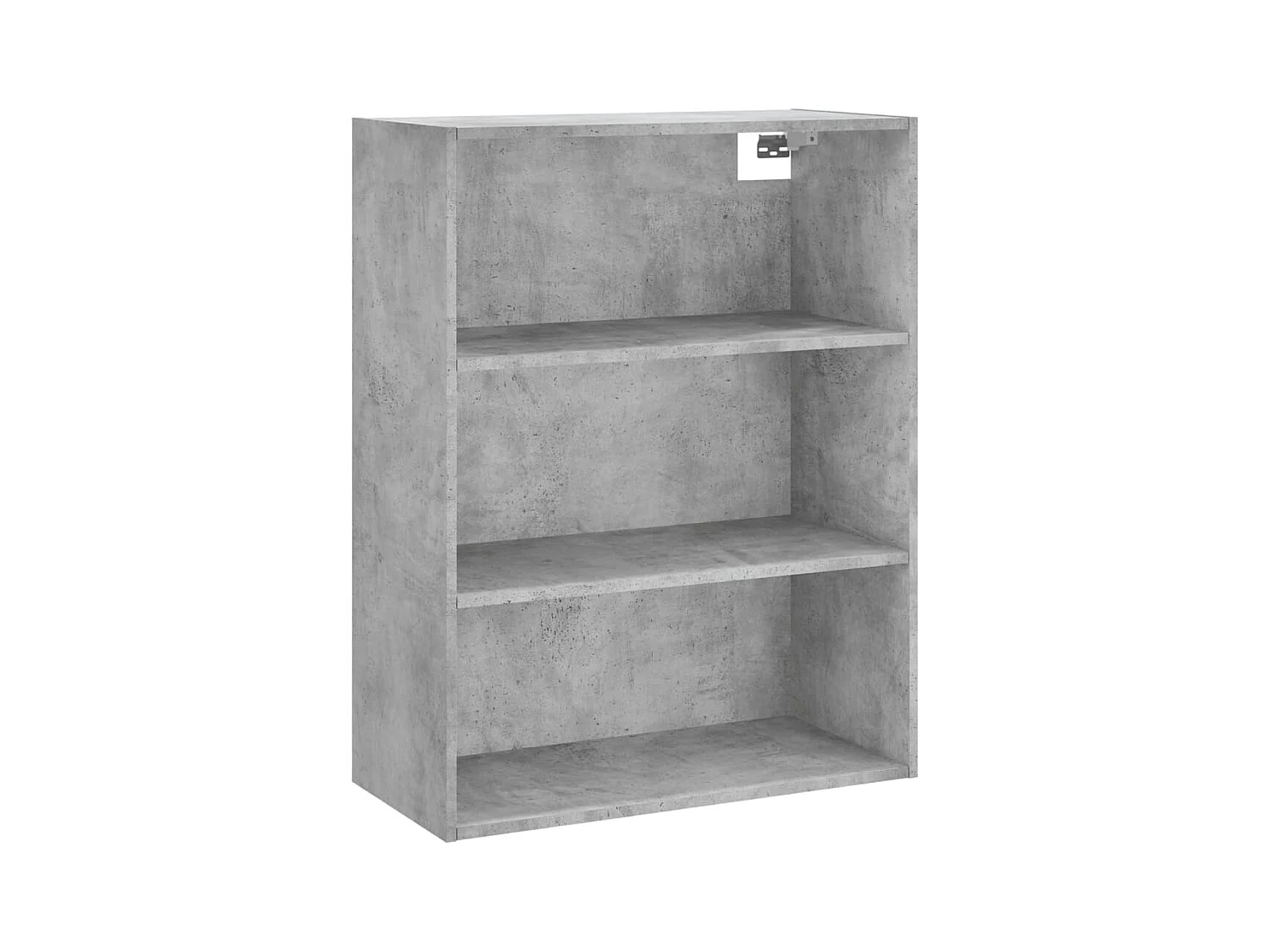 Buffet | Bahut | Meuble de rangement haut Gris béton 69,5x34x180 cm Bois d'ingénierie