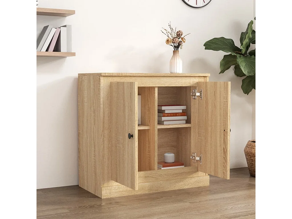 Credenza | Buffet | Armadio Rovere Sonoma 70x35,5x67,5 cm in Legno Multistrato