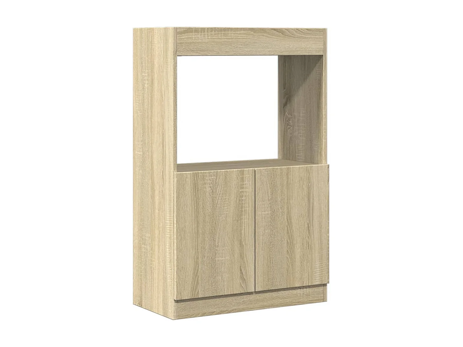 Buffet | Bahut | Meuble de rangement haut chêne sonoma 63x33x100 cm bois d'ingénierie