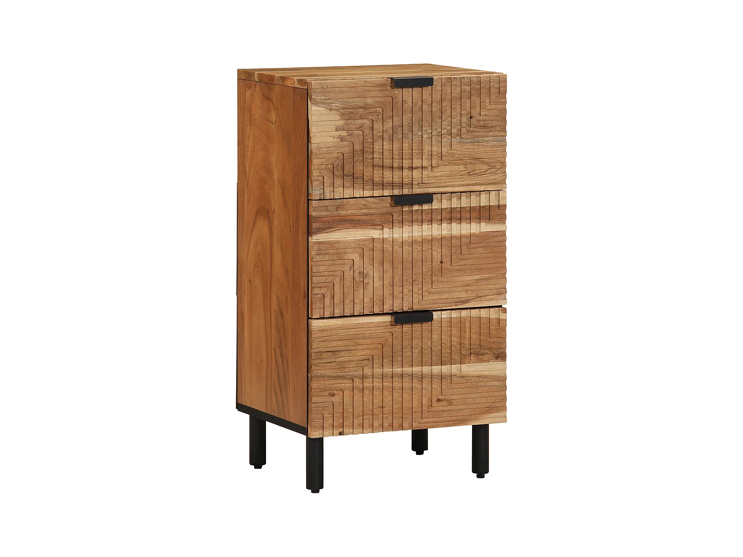 Credenza | Mobile | Armadiotto 40x33x75 cm in Legno Massello di Acacia