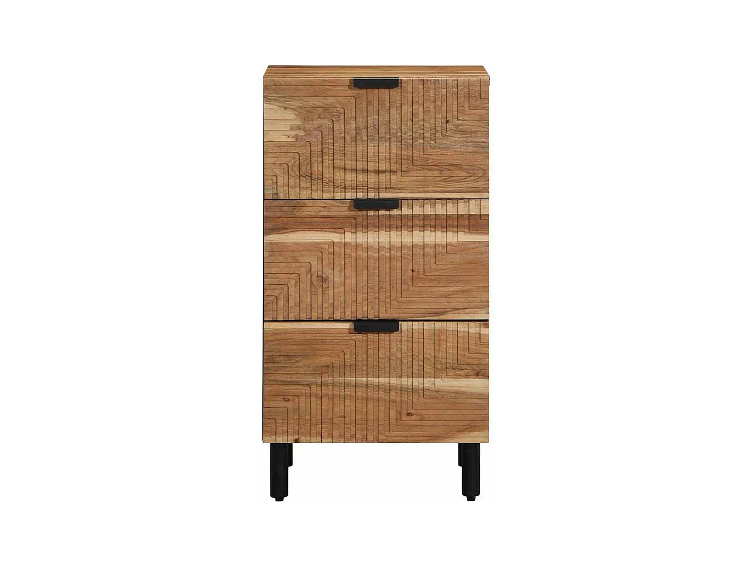 Credenza | Mobile | Armadiotto 40x33x75 cm in Legno Massello di Acacia