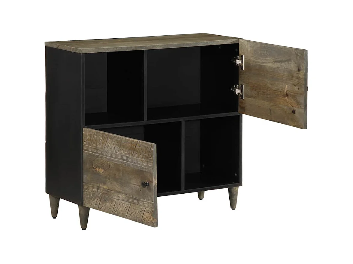 Buffet | Bahut | Meuble de rangement 80x33x75 cm bois massif de manguier