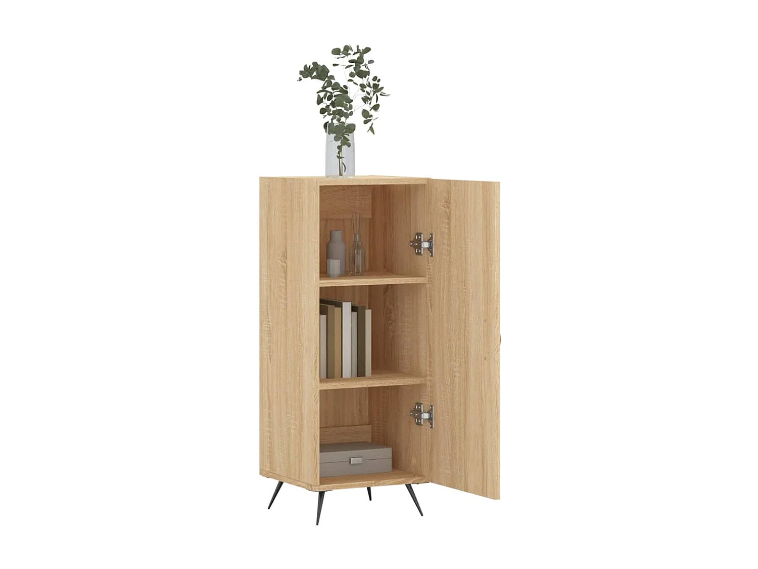 Buffet | Bahut | Meuble de rangement Chêne sonoma 34,5x34x90 cm Bois d'ingénierie