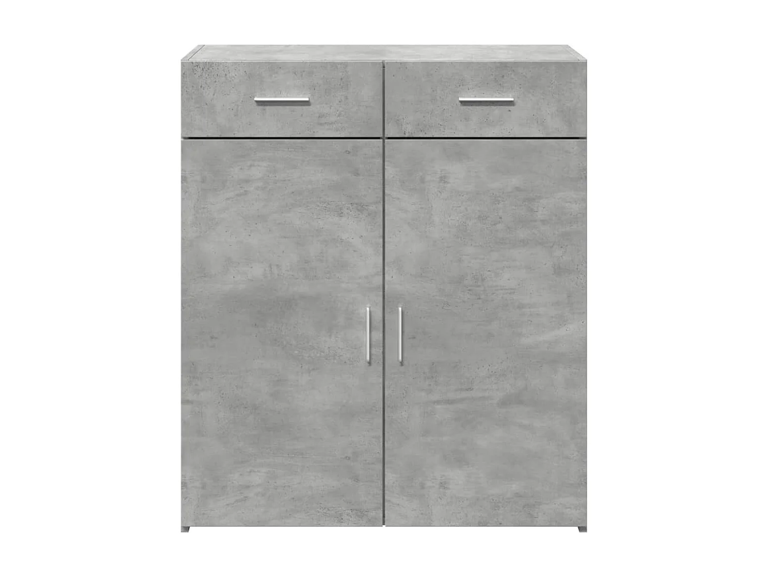 Buffet | Bahut | Meuble de rangement gris béton 80x42,5x93 cm bois d'ingénierie