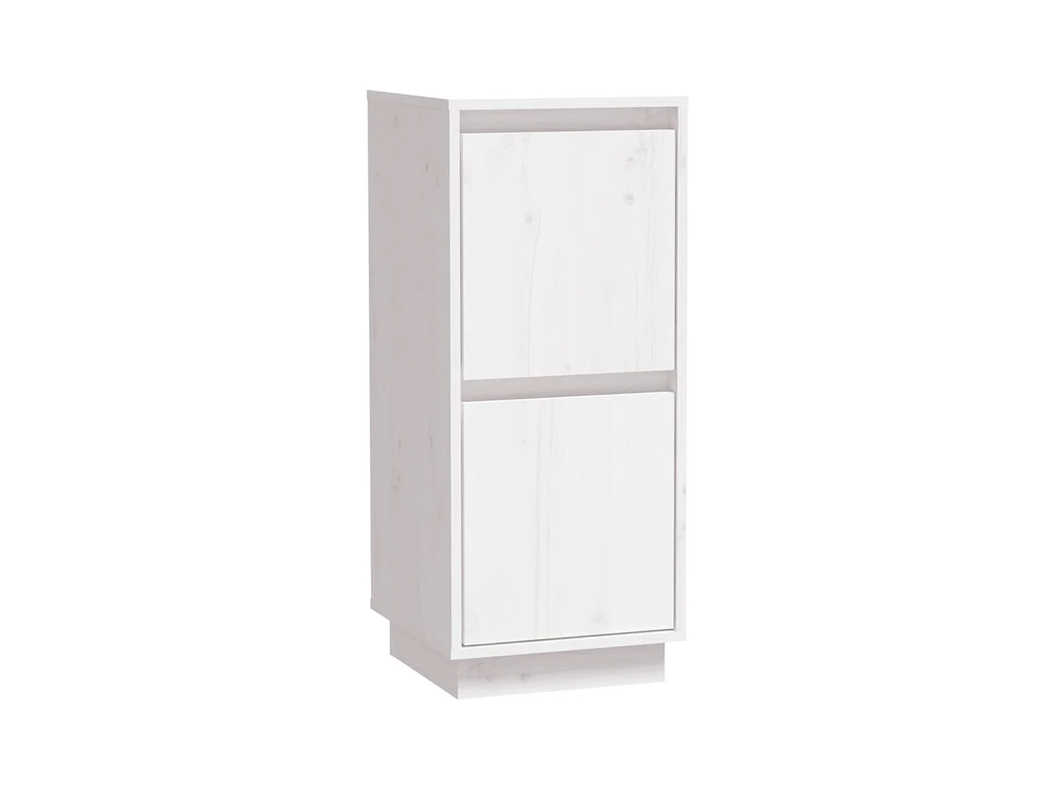 Buffet | Bahut | Meuble de rangement Blanc 31,5x34x75 cm Bois massif de pin