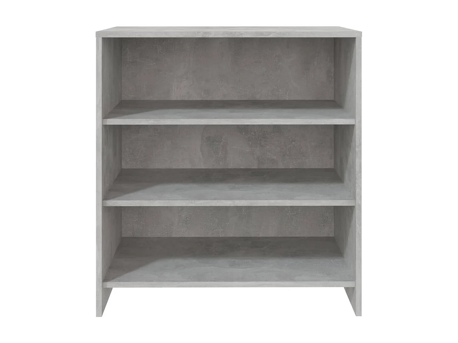 Buffet | Bahut | Meuble de rangement Gris béton 70x40,5x75 cm Bois d'ingénierie