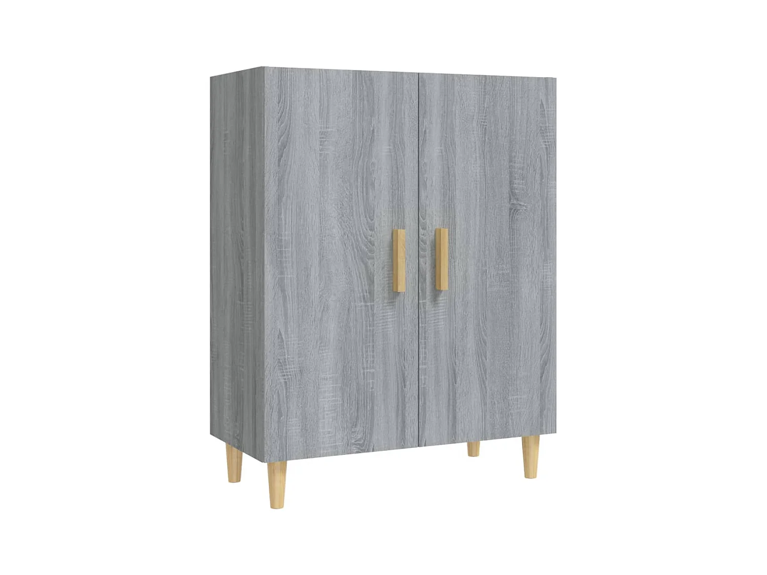 Credenza | Buffet | Armadio Grigio Sonoma 70x34x90 cm in Legno Multistrato