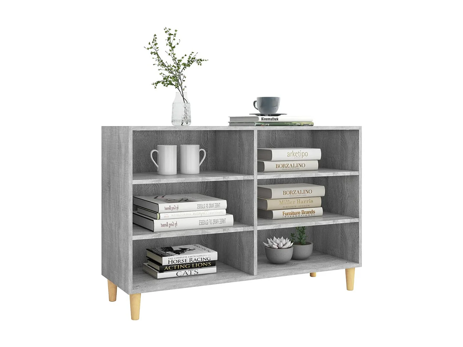 Credenza | Buffet | Armadio Grigio Sonoma 103,5x35x70 cm in Truciolato