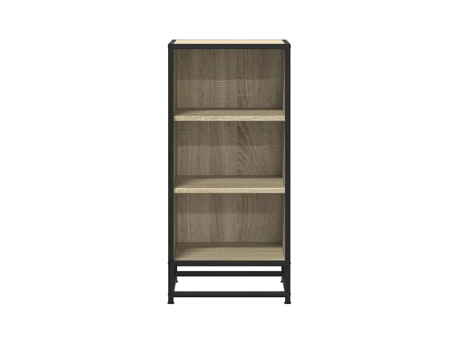 Buffet | Bahut | Meuble de rangement chêne sonoma 35,5x35x76 cm bois d'ingénierie et métal