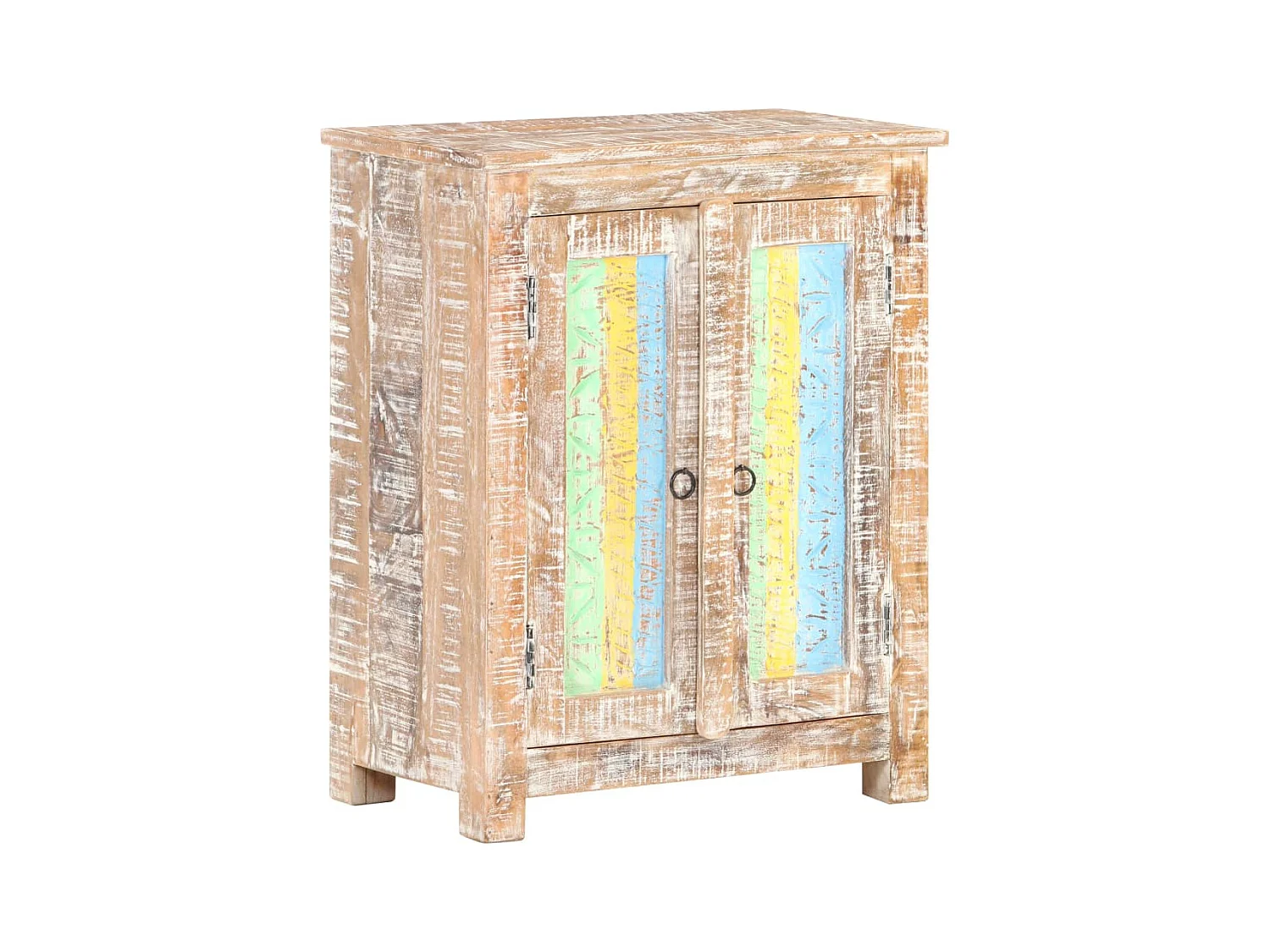 Buffet | Bahut | Meuble de rangement 61x35x76 cm Bois d'acacia brut