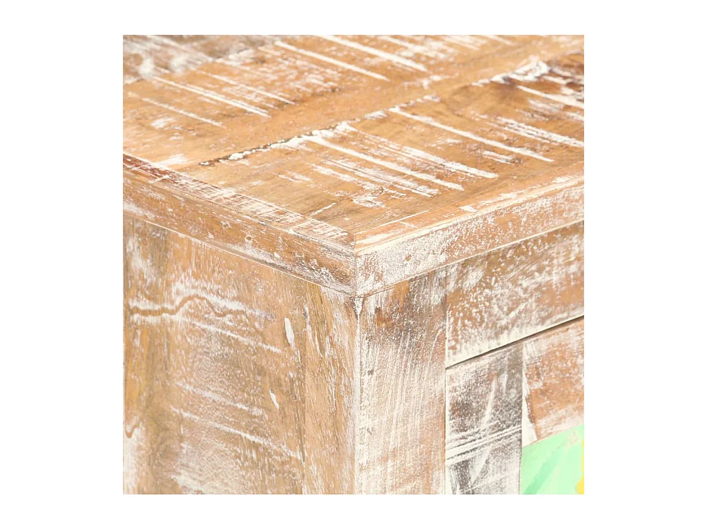 Buffet | Bahut | Meuble de rangement 61x35x76 cm Bois d'acacia brut