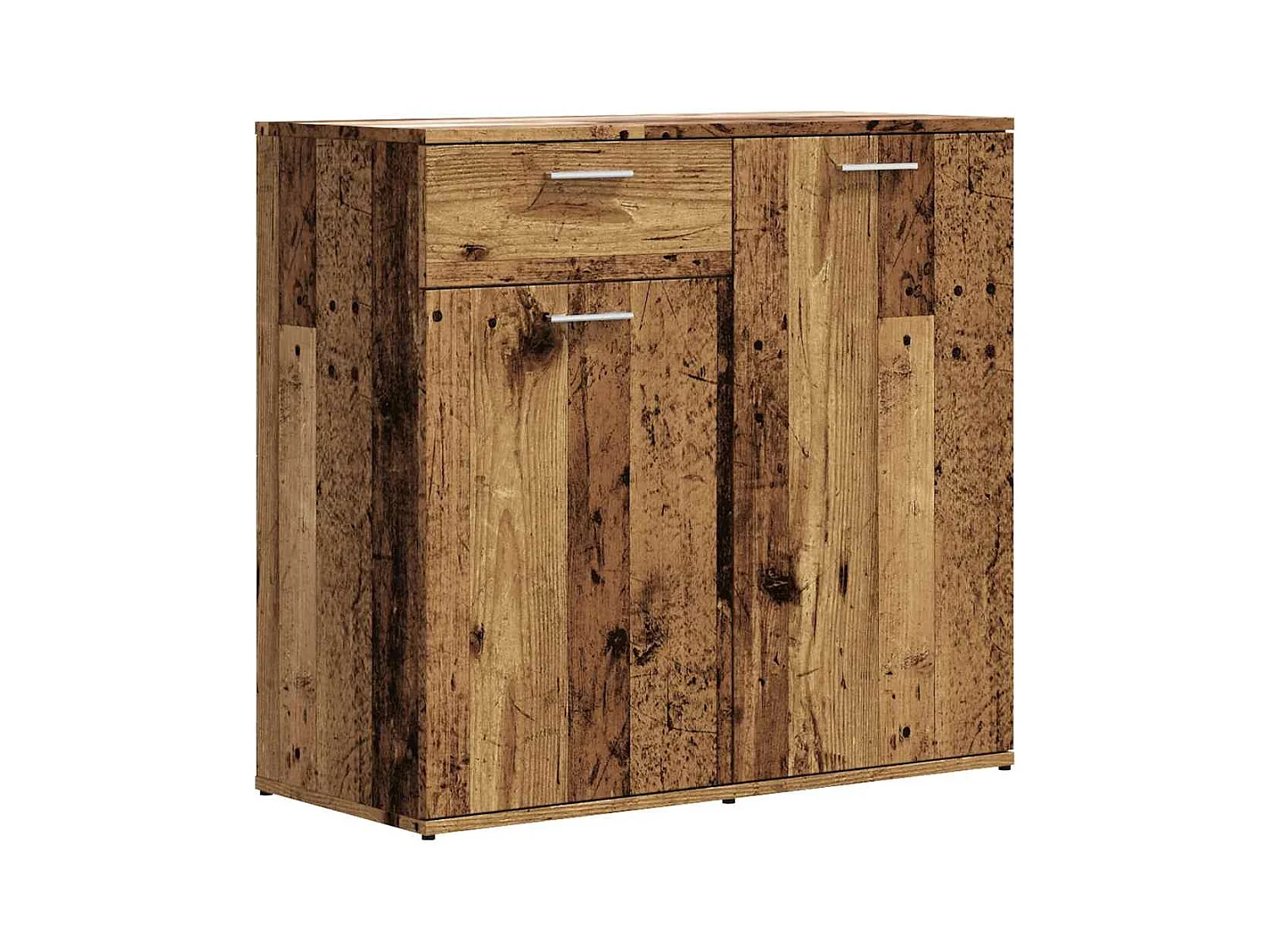 Buffet | Bahut | Meuble de rangement vieux bois 80x36x75 cm bois d'ingénierie