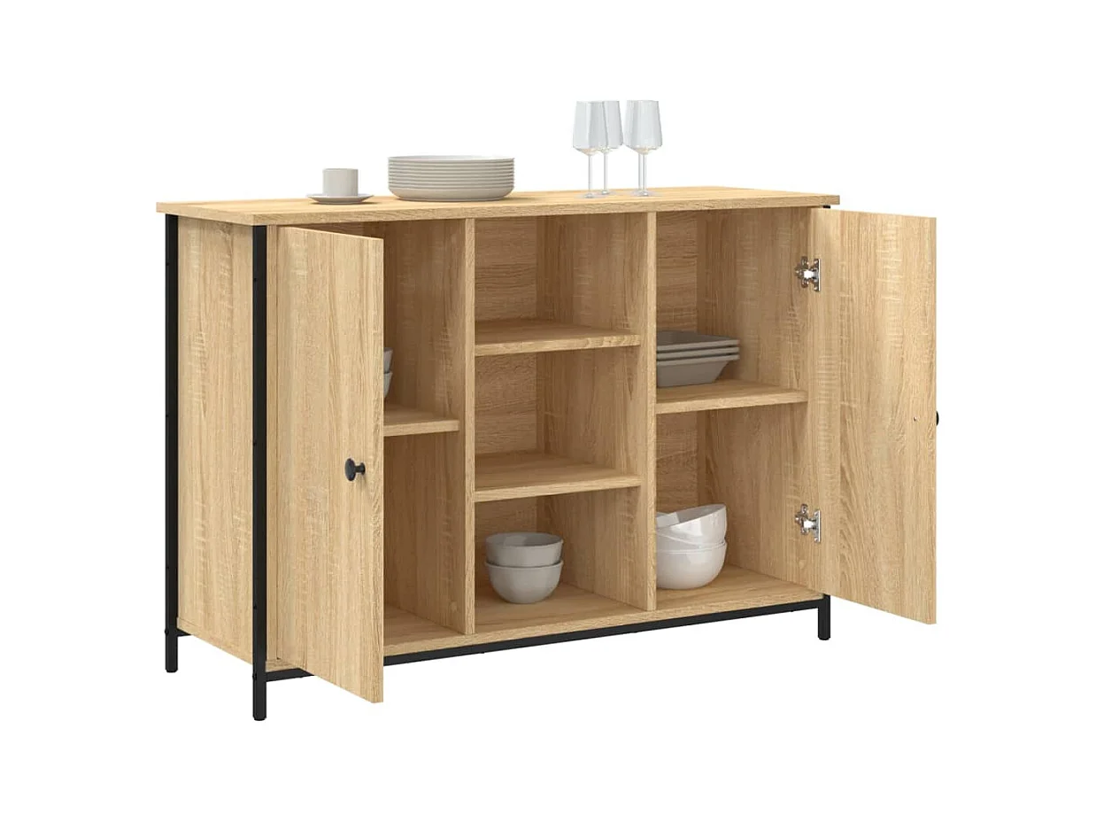 Buffet | Bahut | Meuble de rangement chêne sonoma 100x35x70 cm bois d'ingénierie