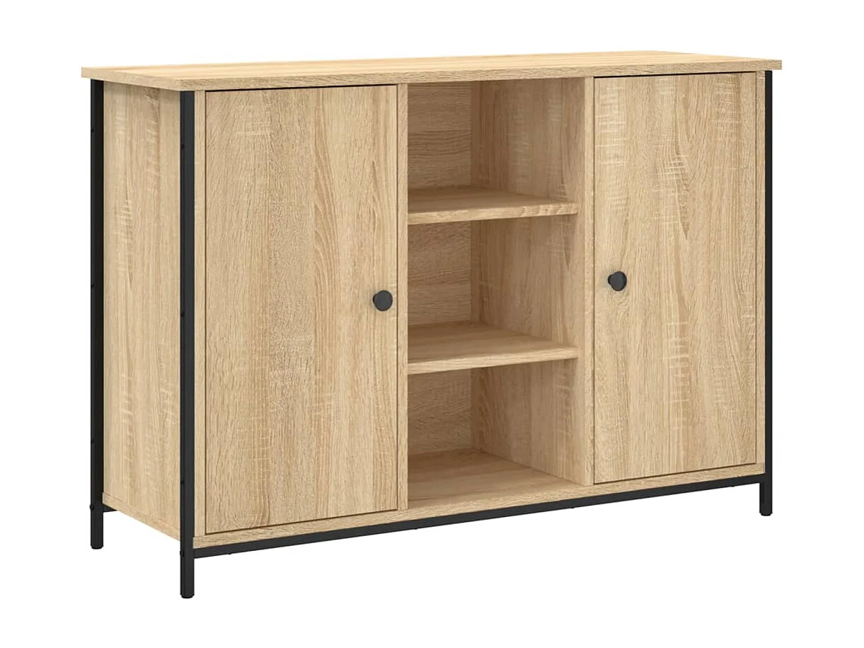 Buffet | Bahut | Meuble de rangement chêne sonoma 100x35x70 cm bois d'ingénierie