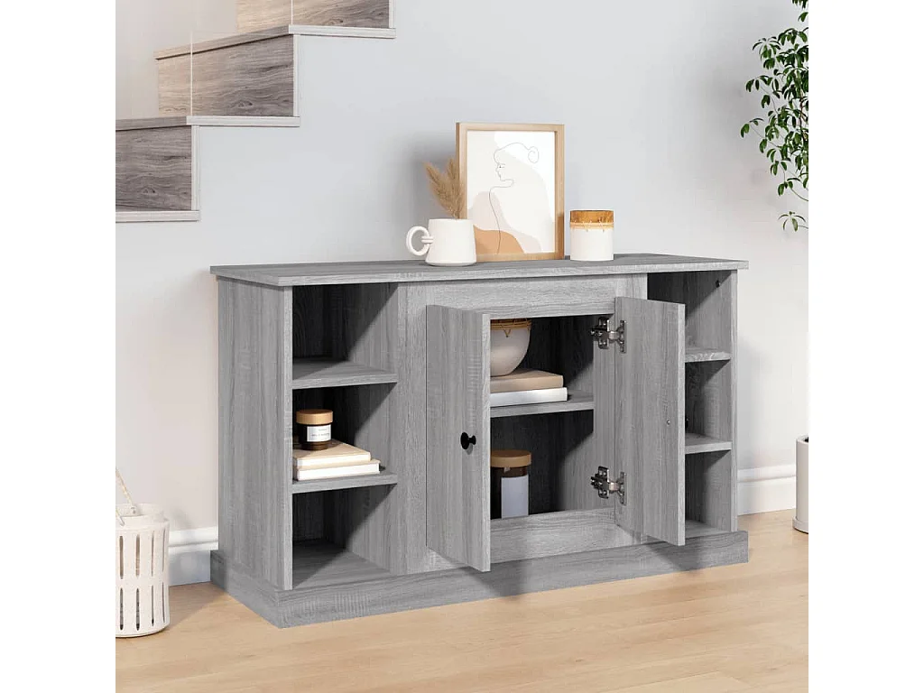 Buffet | Bahut | Meuble de rangement Sonoma gris 100x35,5x60 cm Bois d'ingénierie
