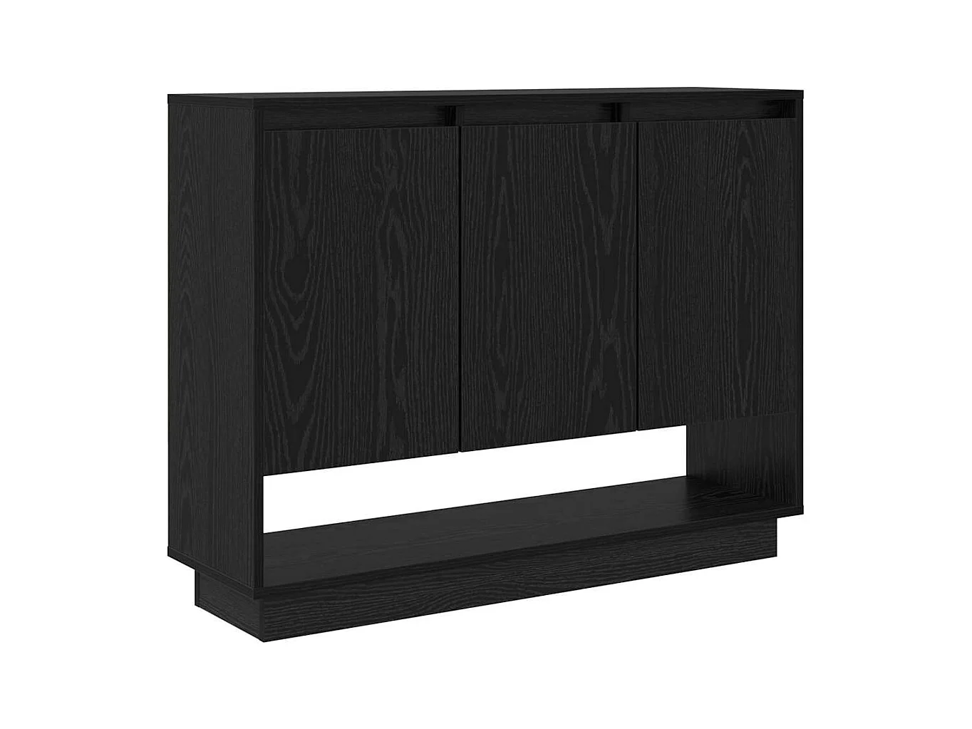 Buffet | Bahut | Meuble de rangement Chêne noir 97 x 29 x 75 cm Bois d'ingénierie