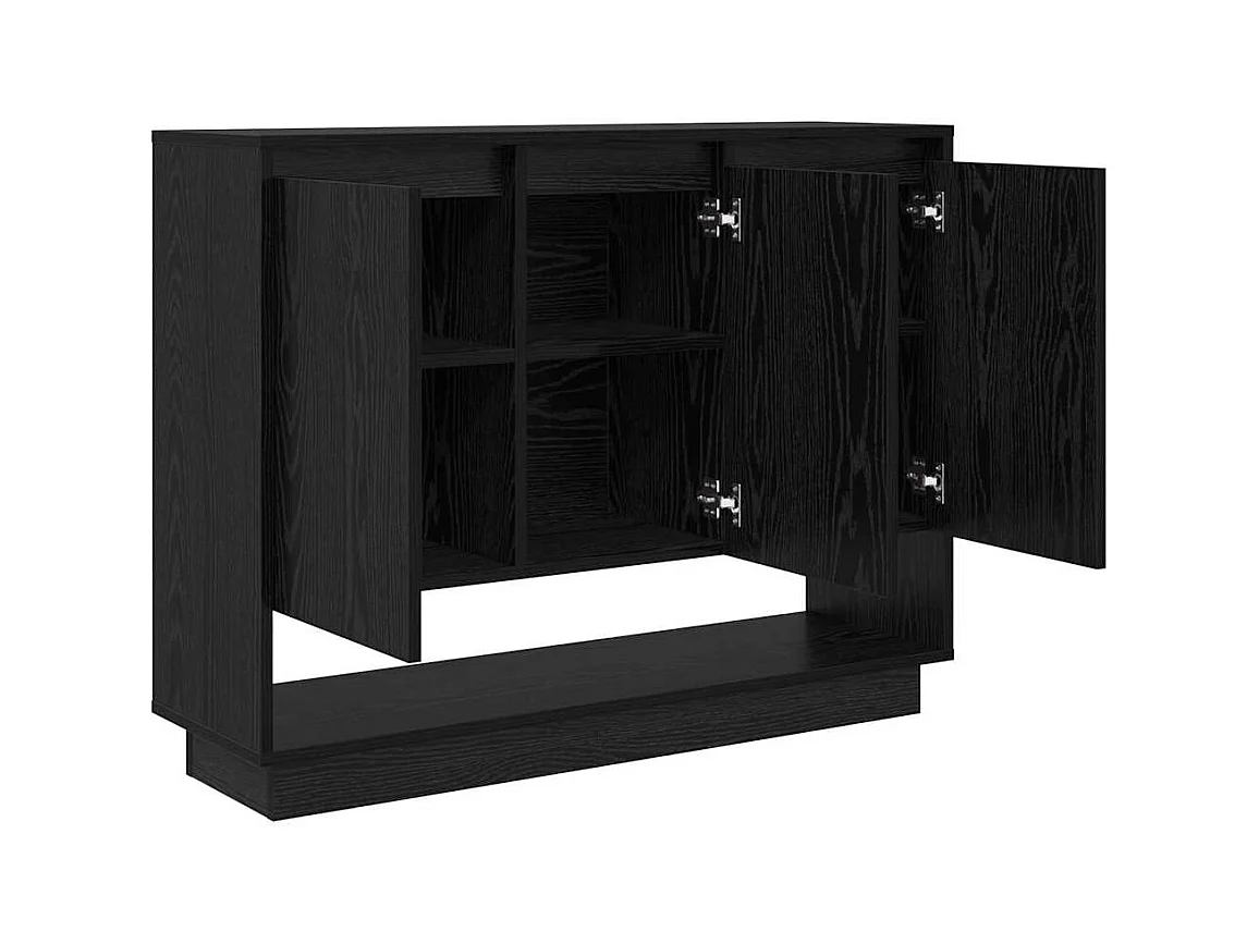 Buffet | Bahut | Meuble de rangement Chêne noir 97 x 29 x 75 cm Bois d'ingénierie