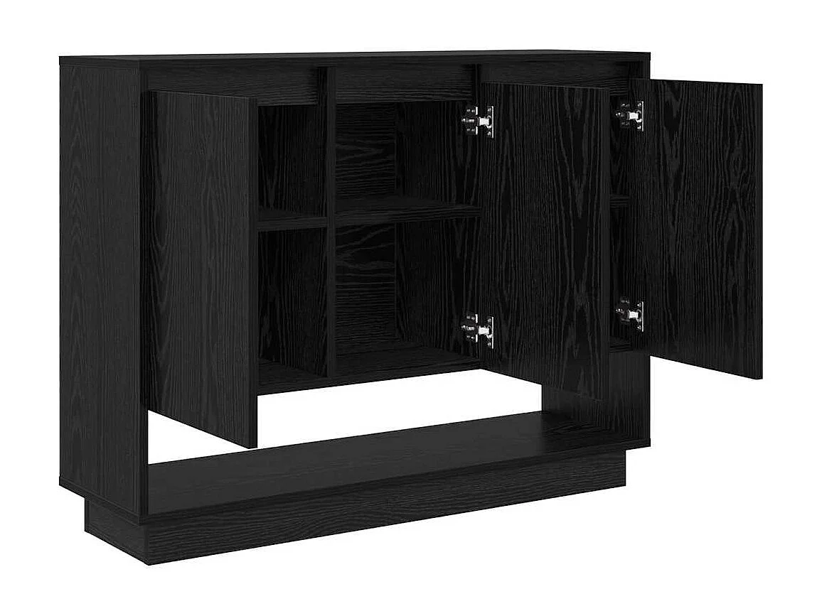 Buffet | Bahut | Meuble de rangement Chêne noir 97 x 29 x 75 cm Bois d'ingénierie