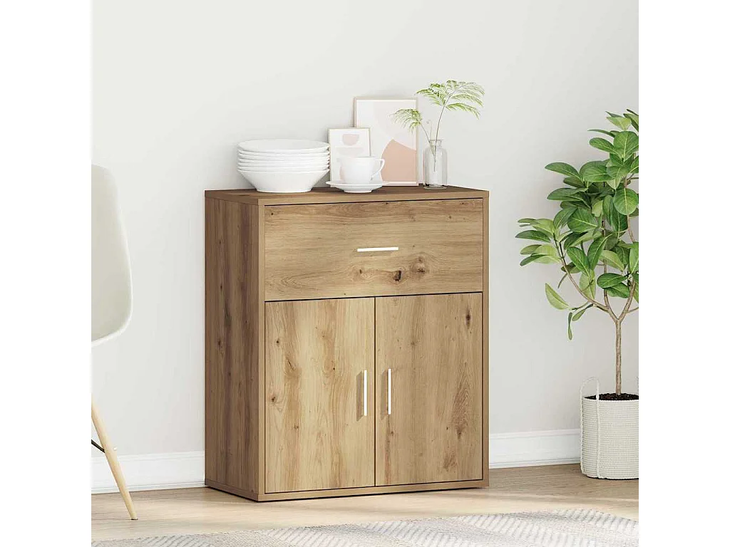 Credenza | Buffet | Armadio rovere artigianale 60 x 31 x 70 cm Legno multistrato