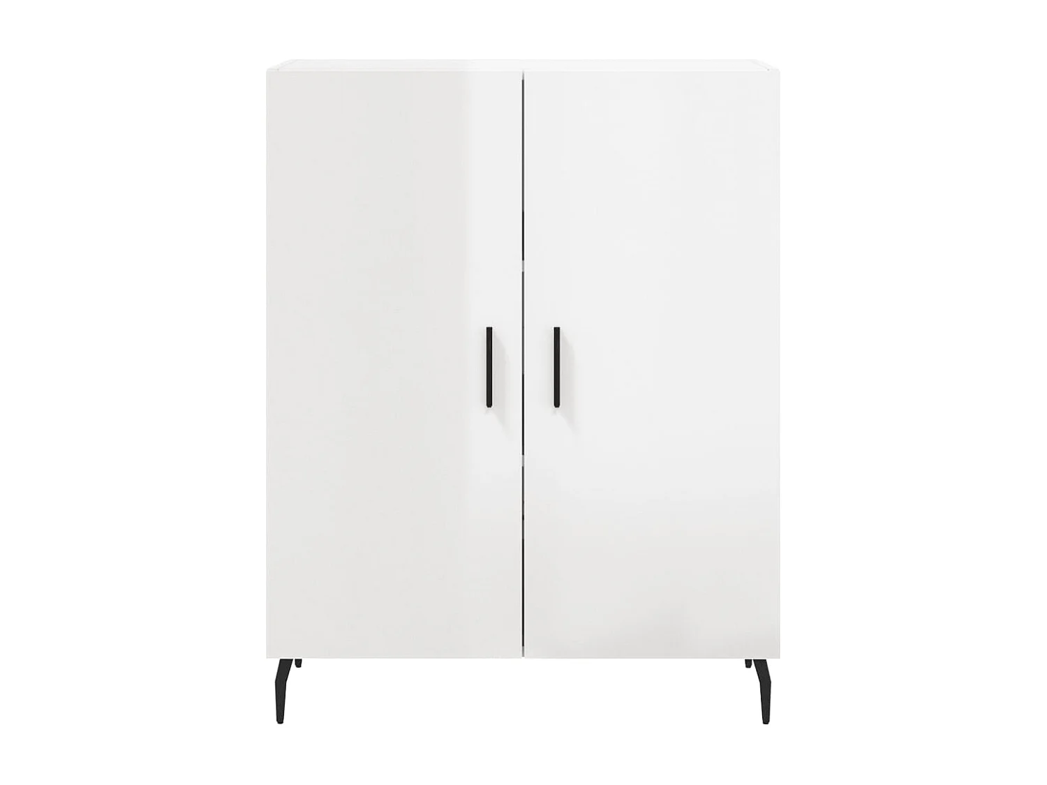 Buffet | Bahut | Meuble de rangement Blanc brillant 69,5x34x90 cm Bois d'ingénierie