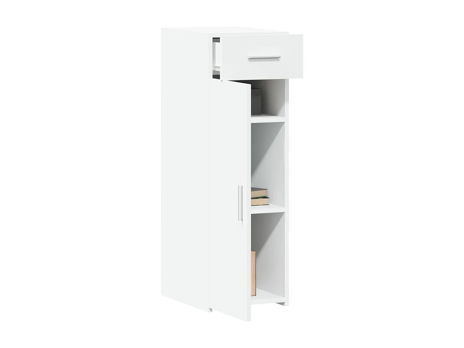 Buffet | Bahut | Meuble de rangement blanc 30x42,5x93 cm bois d'ingénierie