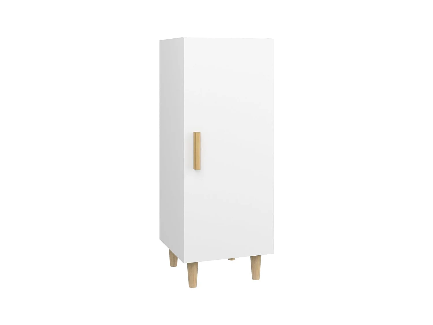 Buffet | Bahut | Meuble de rangement Blanc 34,5x34x90 cm Bois d'ingénierie