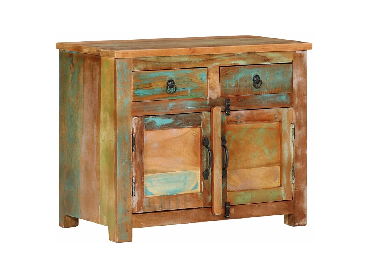 Buffet | Bahut | Meuble de rangement 68x35x55 cm bois massif de récupération