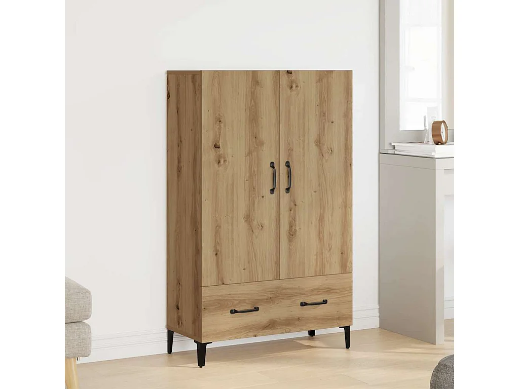 Credenza | Buffet | Armadio Rovere Artigianale 70x31x115 cm in Legno Multistrato