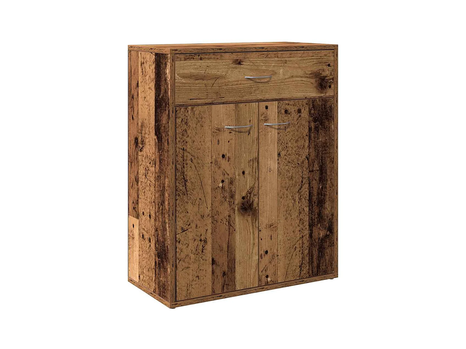Buffet | Commode à tiroir | Meuble de rangement vieux bois 60x30x75 cm bois d'ingénierie