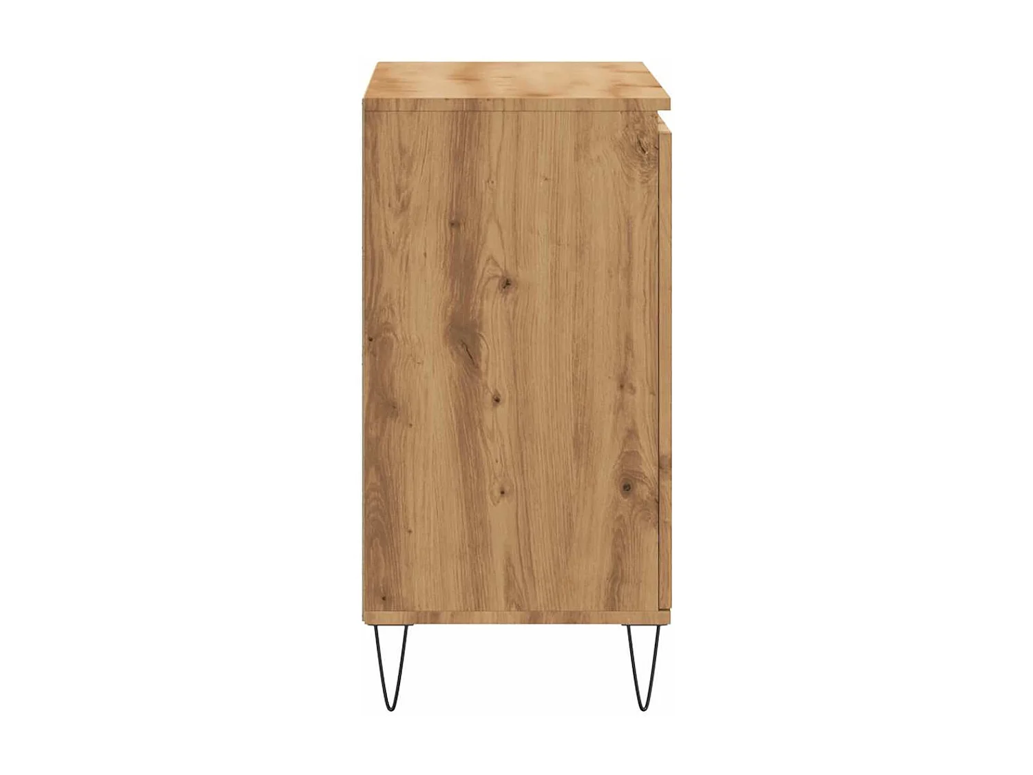 Buffet | Bahut | Meuble de rangement chêne artisanal 104x35x70 cm bois d'ingénierie