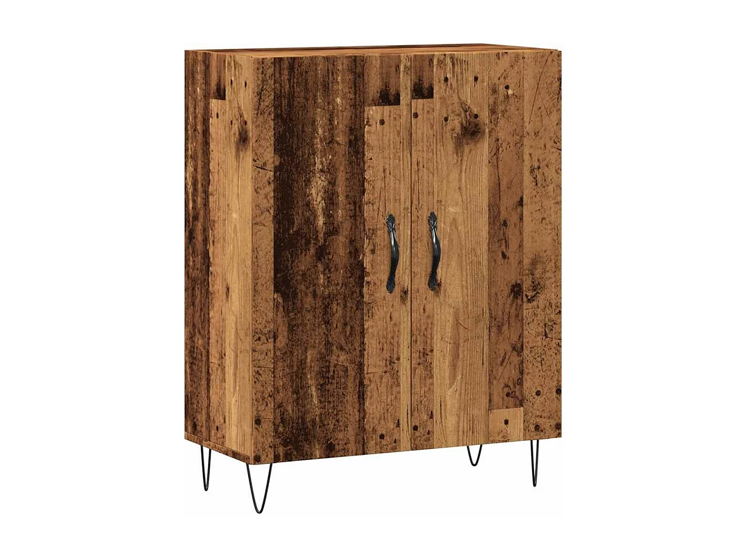 Credenza | Buffet | Armadio Legno Antico 69,5x34x90 cm in Legno Multistrato