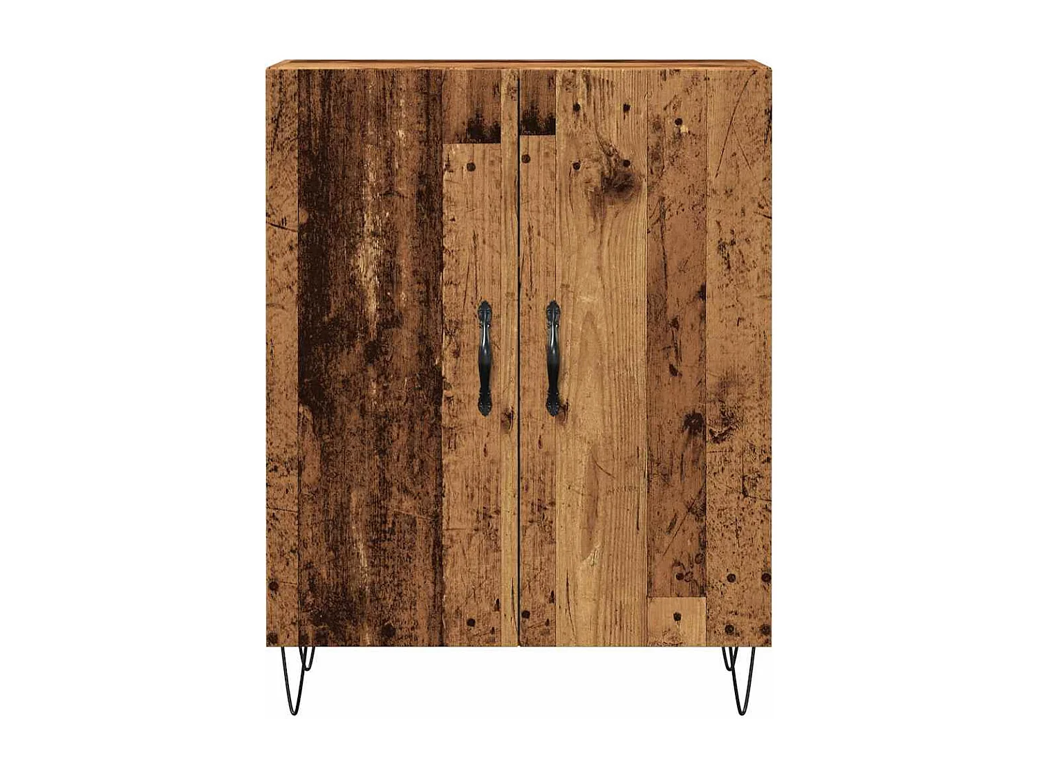 Credenza | Buffet | Armadio Legno Antico 69,5x34x90 cm in Legno Multistrato