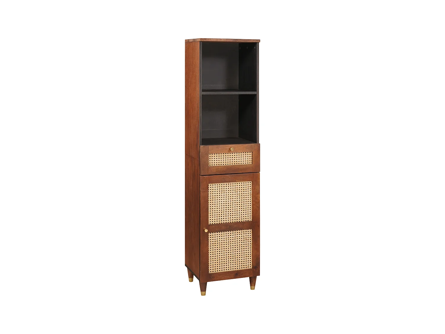 Buffet | Bahut | Meuble de rangement avec tiroir avec étagère avec stockage avec porte Marron 38 x 33.5 x 160 cm