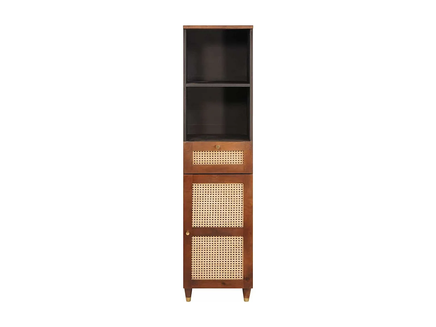 Buffet | Bahut | Meuble de rangement avec tiroir avec étagère avec stockage avec porte Marron 38 x 33.5 x 160 cm