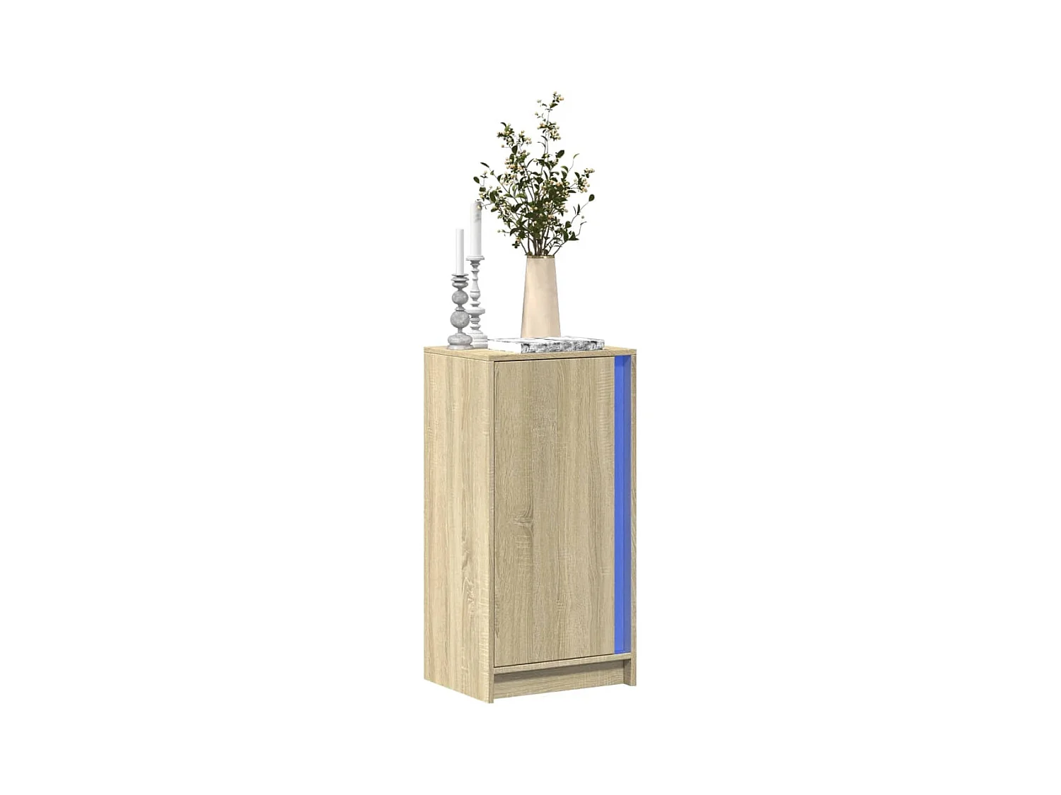 Credenza | Buffet | Armadio con LED Rovere Sonoma 42,5x34x85 cm Legno Multistrato