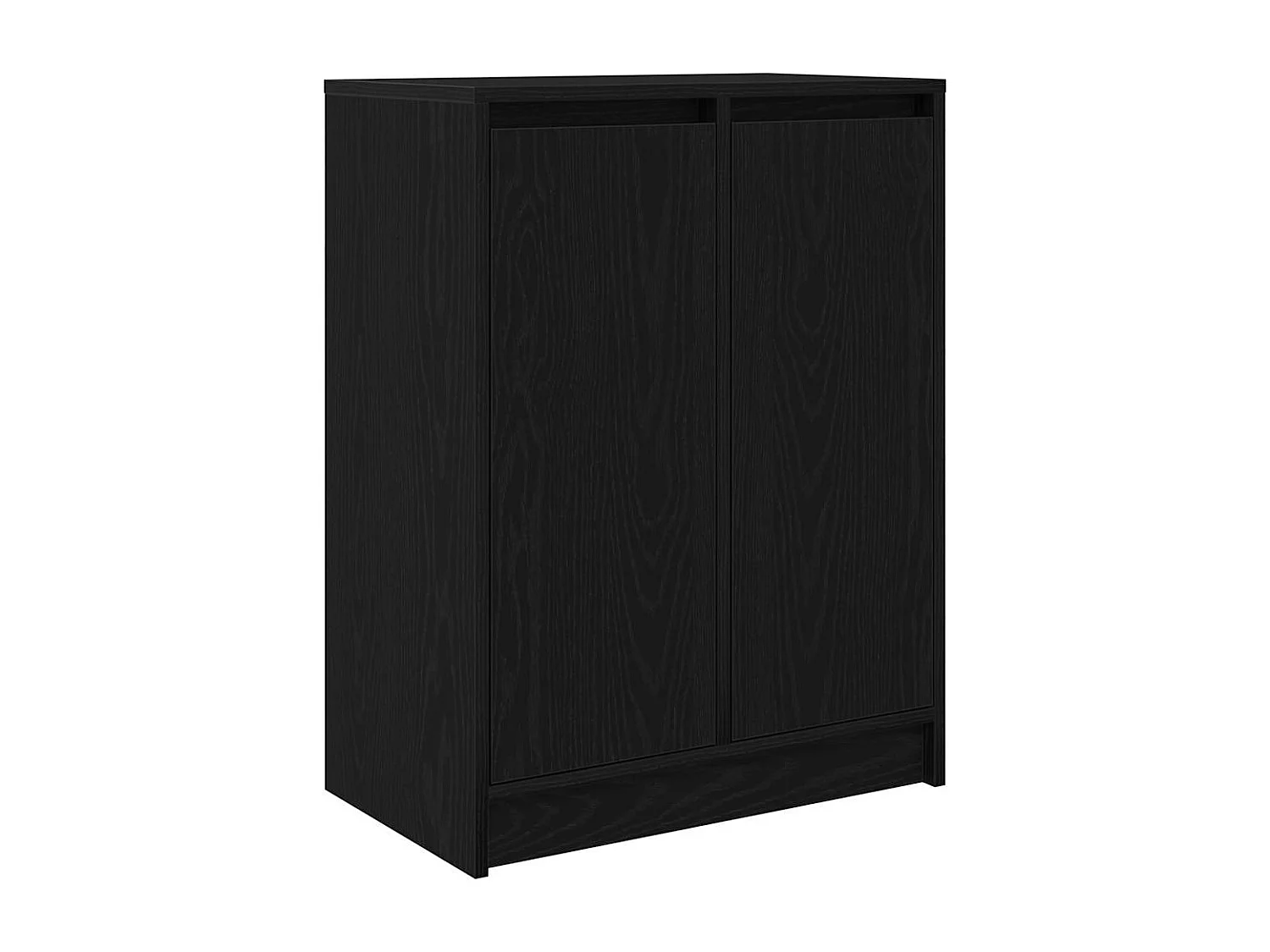Buffet | Bahut | Meuble de rangement chêne noir 57x34x76 cm bois d'ingénierie