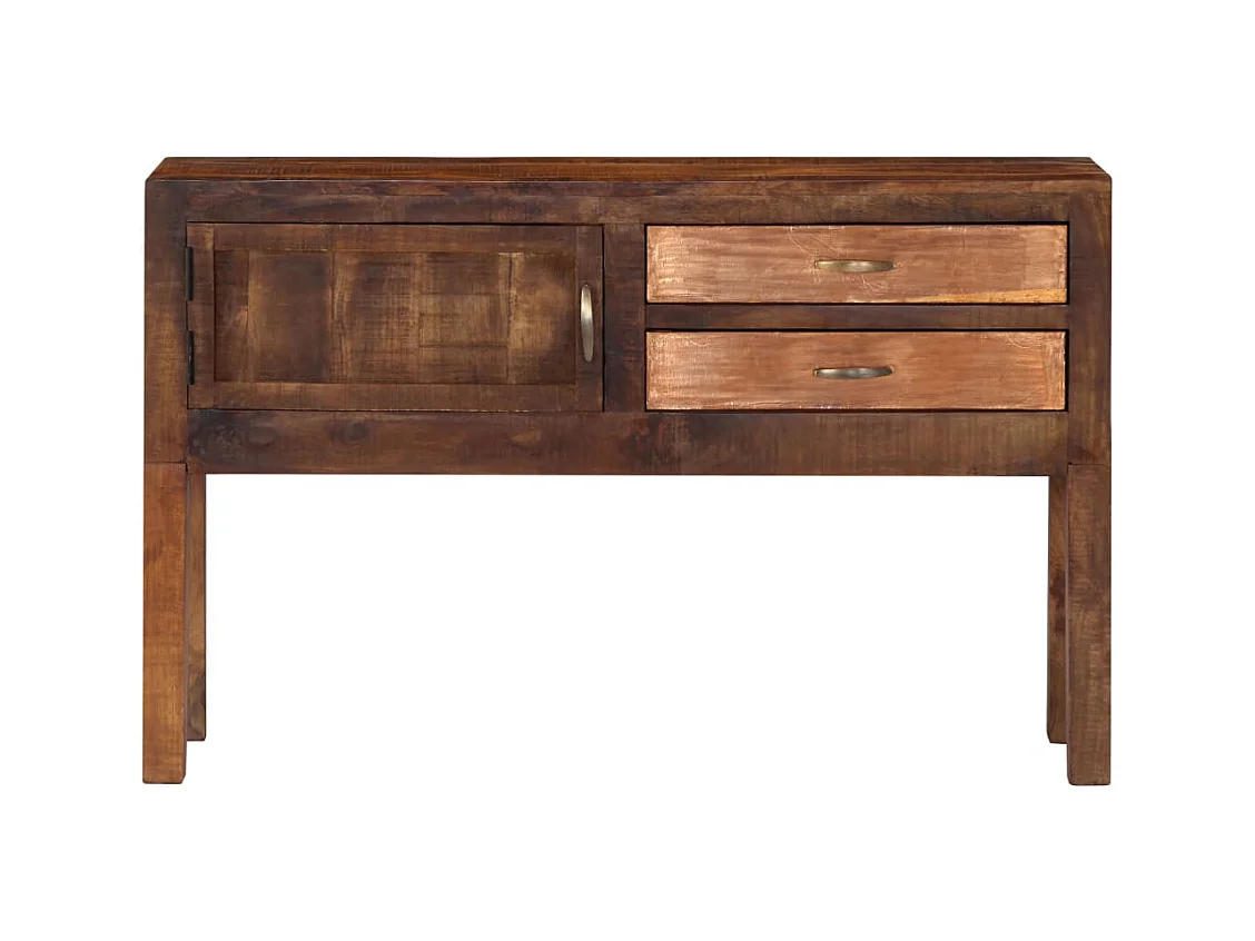 Buffet | Commode à tiroir | Meuble de rangement 118x30x75 cm Bois de manguier massif