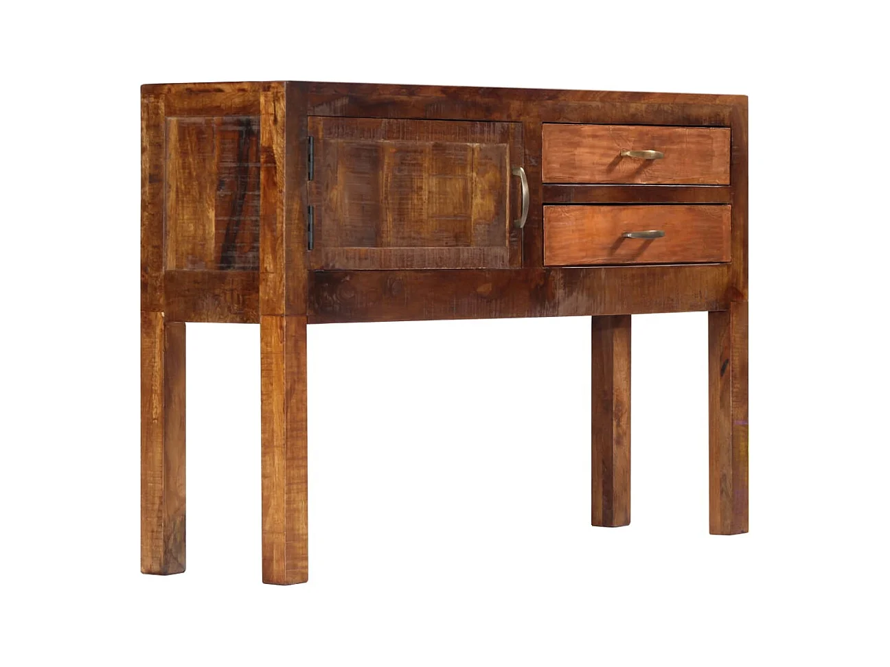 Buffet | Commode à tiroir | Meuble de rangement 118x30x75 cm Bois de manguier massif