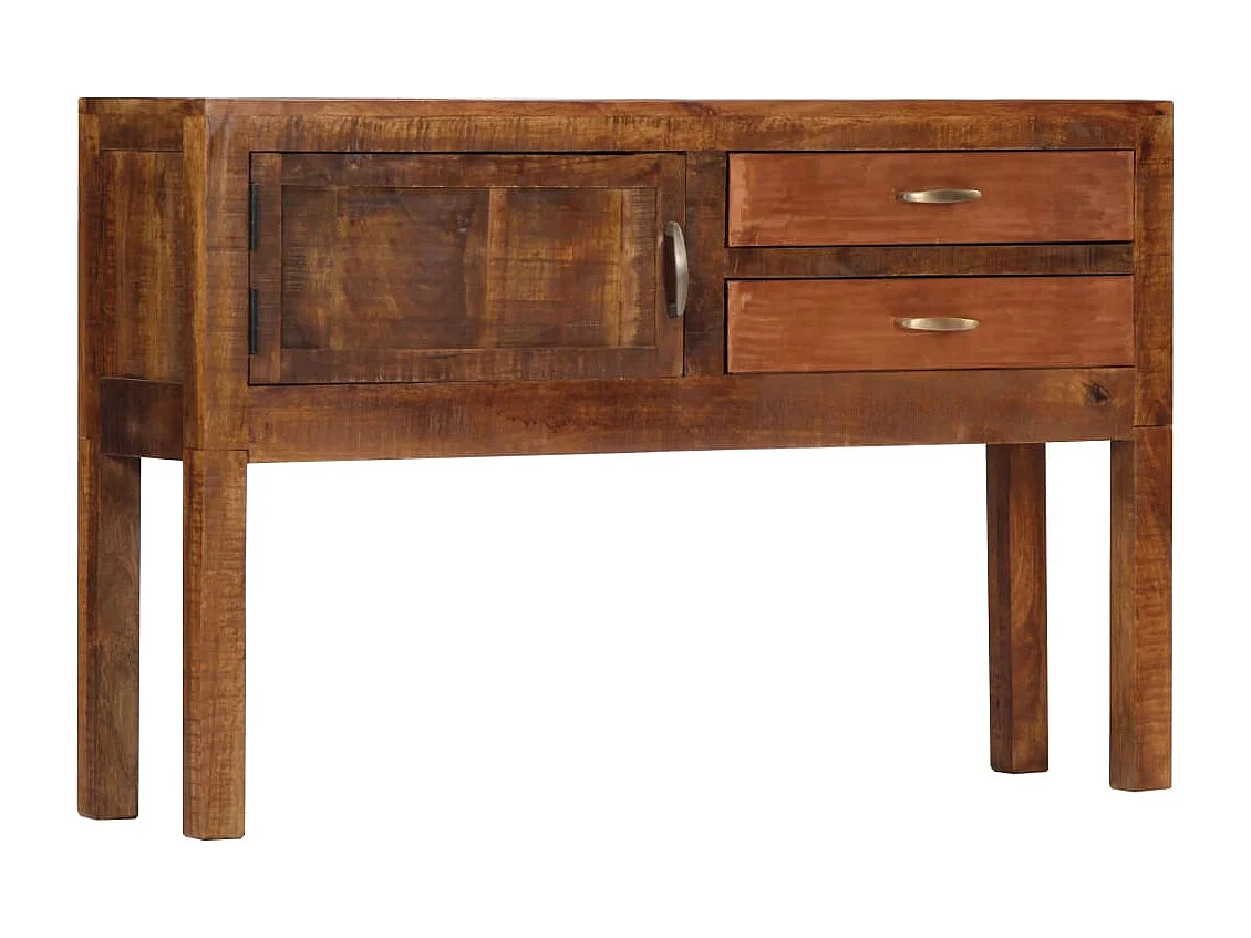 Buffet | Commode à tiroir | Meuble de rangement 118x30x75 cm Bois de manguier massif