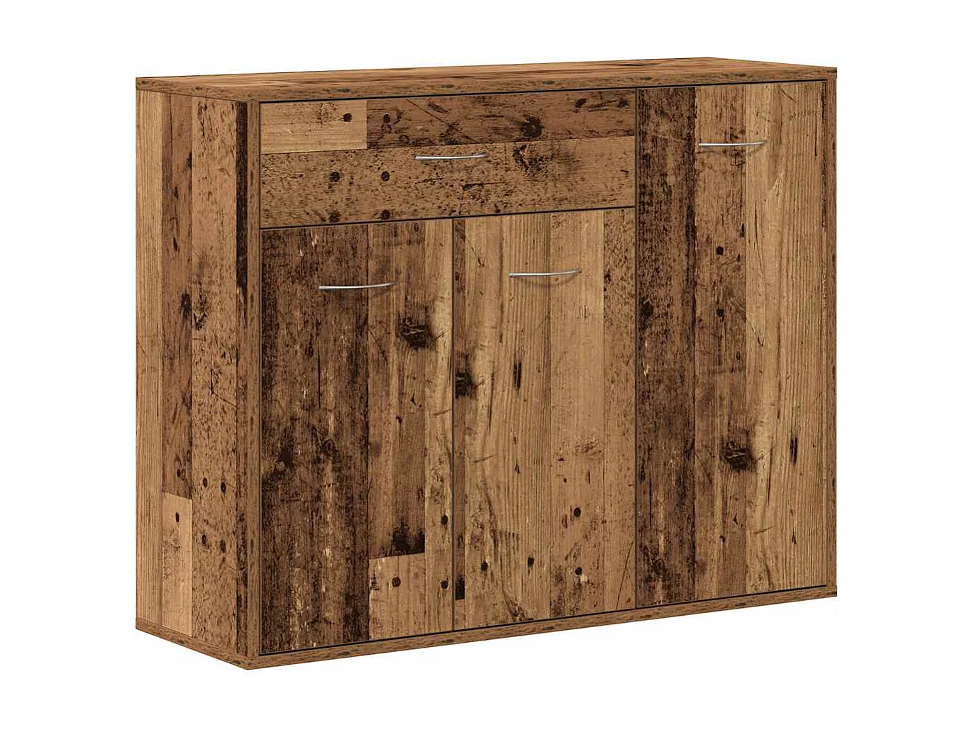Buffet | Commode à tiroir | Meuble de rangement vieux bois 88x30x70 cm bois d'ingénierie