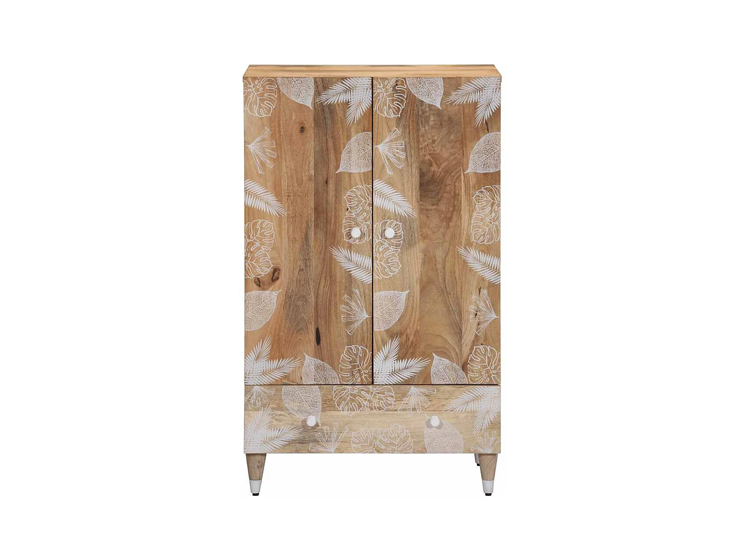 Buffet | Commode à tiroir | Meuble de rangement 60x33,5x100 cm bois de manguier massif