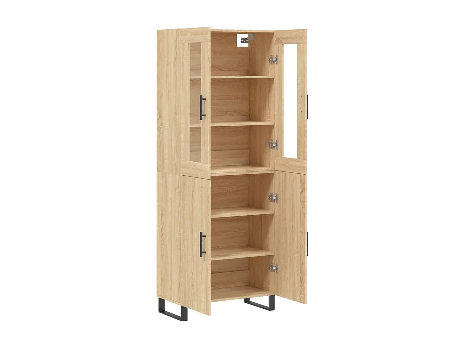 Credenza | Buffet | Armadio Rovere Sonoma 69,5x34x180 cm in Legno Multistrato