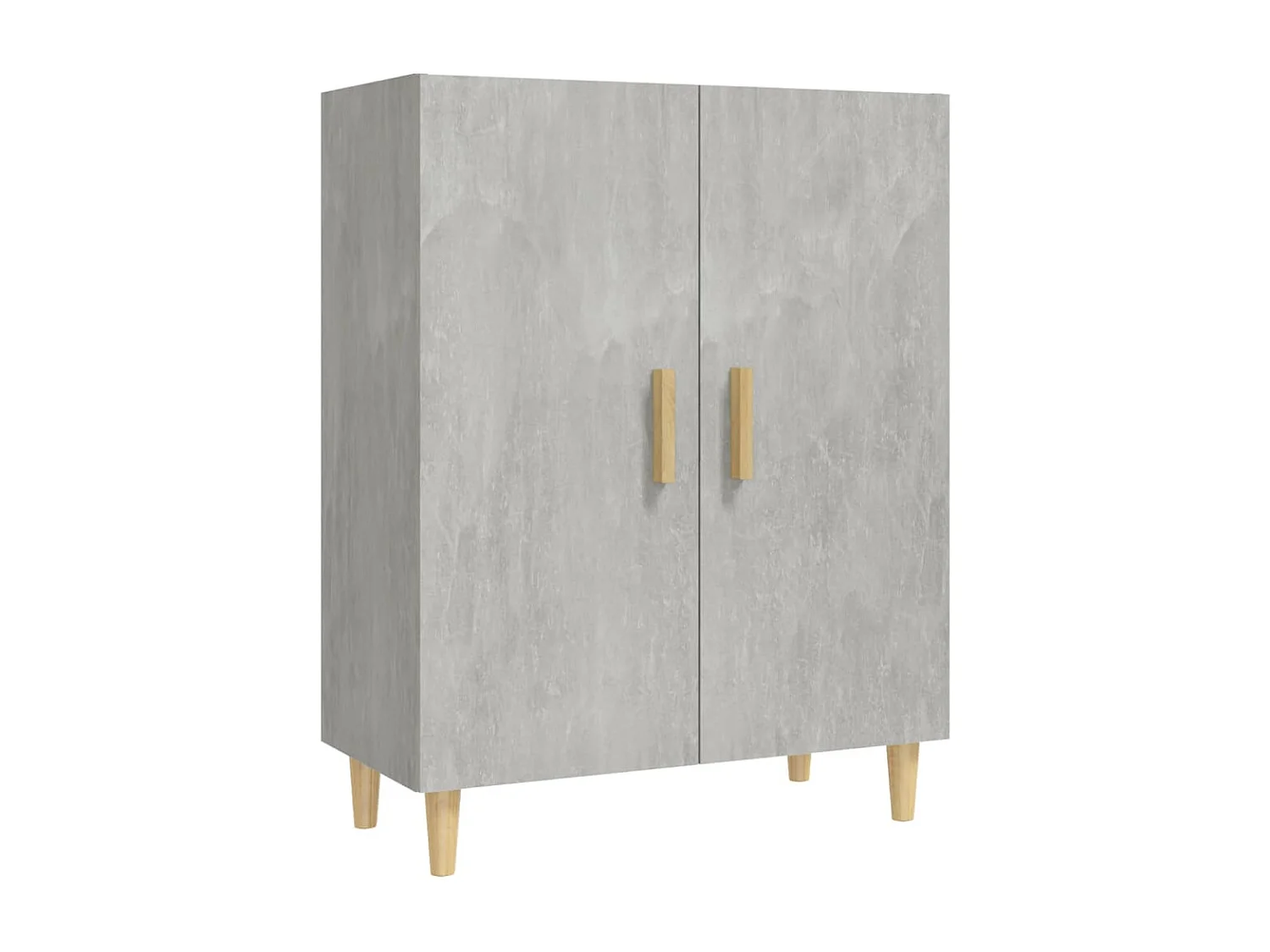 Buffet | Bahut | Meuble de rangement Gris béton 70x34x90 cm Bois d'ingénierie