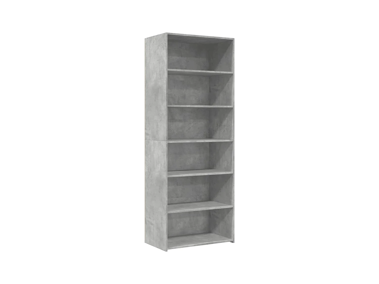 Buffet | Bahut | Meuble de rangement haut gris béton 70x41x185 cm bois d'ingénierie
