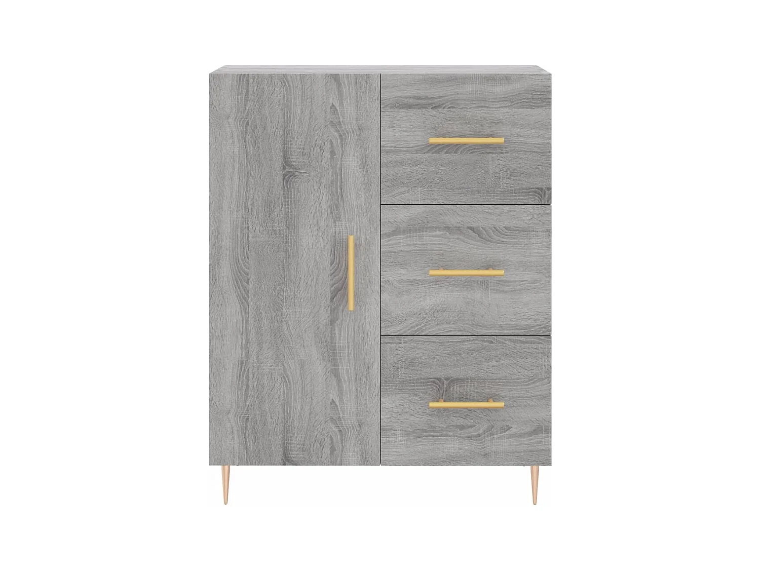 Credenza | Buffet | Armadio Grigio Sonoma 69,5x34x90 cm in Legno Multistrato