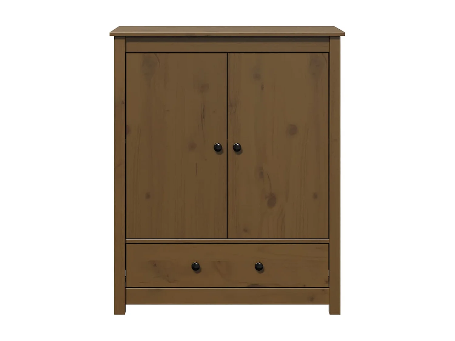 Buffet | Bahut | Meuble de rangement Marron miel 83x41,5x100 cm Bois massif de pin