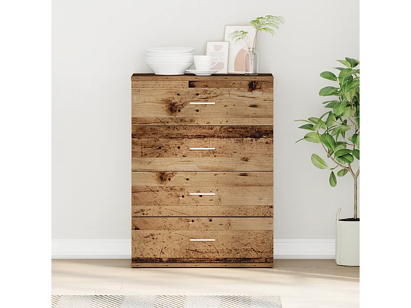 Buffet | Bahut | Meuble de rangement Bois ancien 60 x 39 x 80 cm Bois d'ingénierie