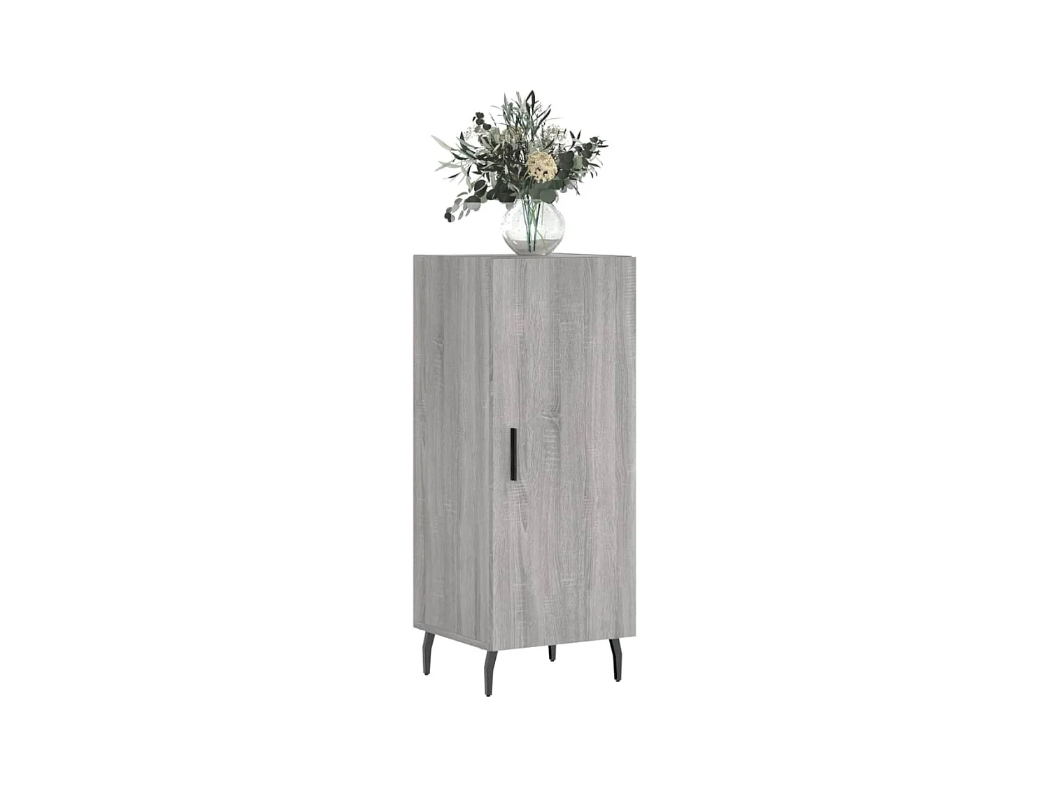 Buffet | Bahut | Meuble de rangement Sonoma gris 34,5x34x90 cm Bois d'ingénierie
