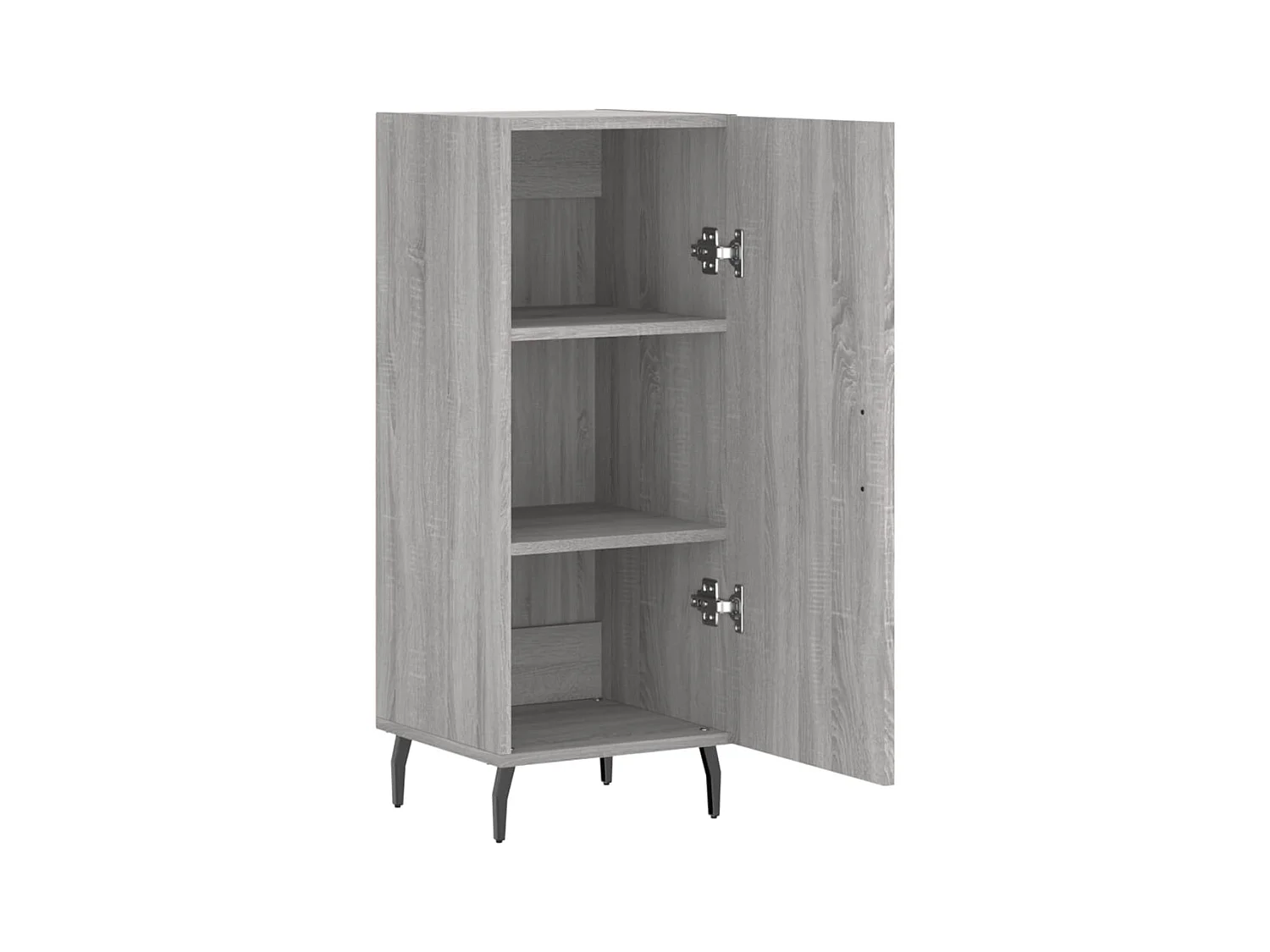 Buffet | Bahut | Meuble de rangement Sonoma gris 34,5x34x90 cm Bois d'ingénierie